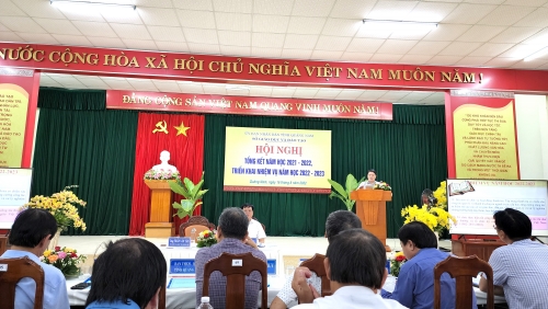 Sở GDĐT tổ chức Hội nghị tổng kết năm học 2021-2022 và triển khai nhiệm vụ năm học 2022-2023